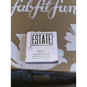 Estate Dew Me Baked Highlight Powder in LIT . 11oz/3.2g FULL SZ SEALED BOX